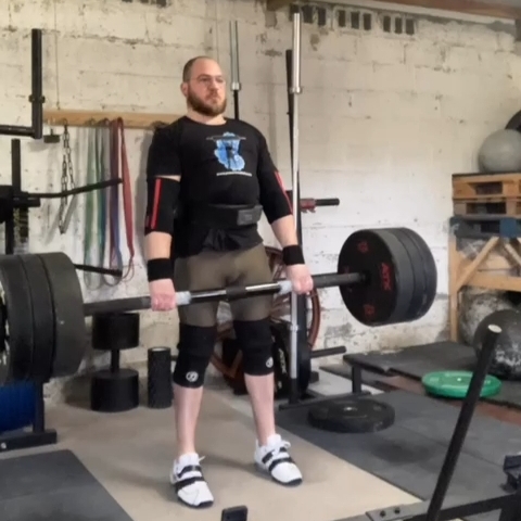Axle Deadlift (Overhands)